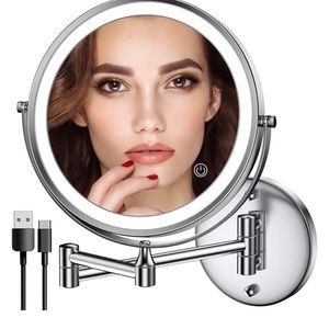 New Rocollos Rechargeable Wall Mount LED Mirror